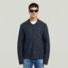 Polo Collar Full Zip Knit Polo Collar Full Zip Knit