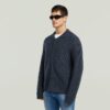 Polo Collar Full Zip Knit Polo Collar Full Zip Knit