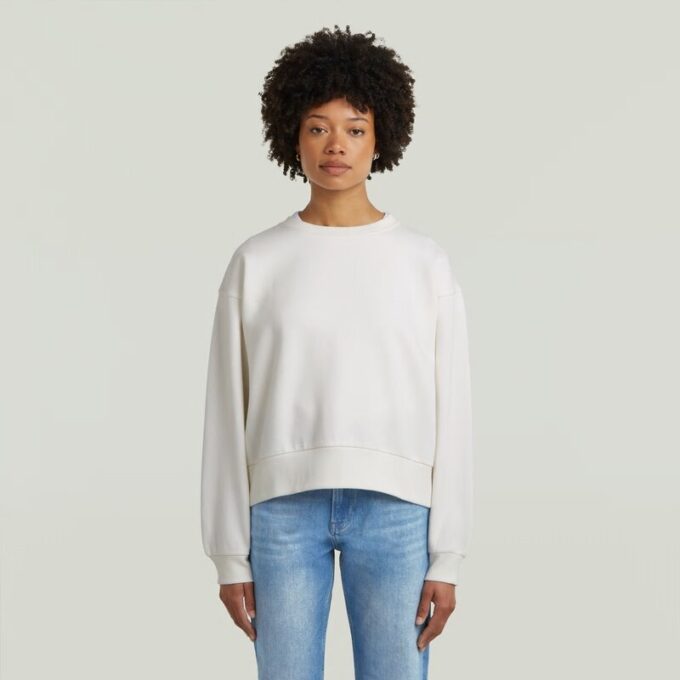 Premium Core Cropped Loose Sweater Premium Core Cropped Loose Sweater