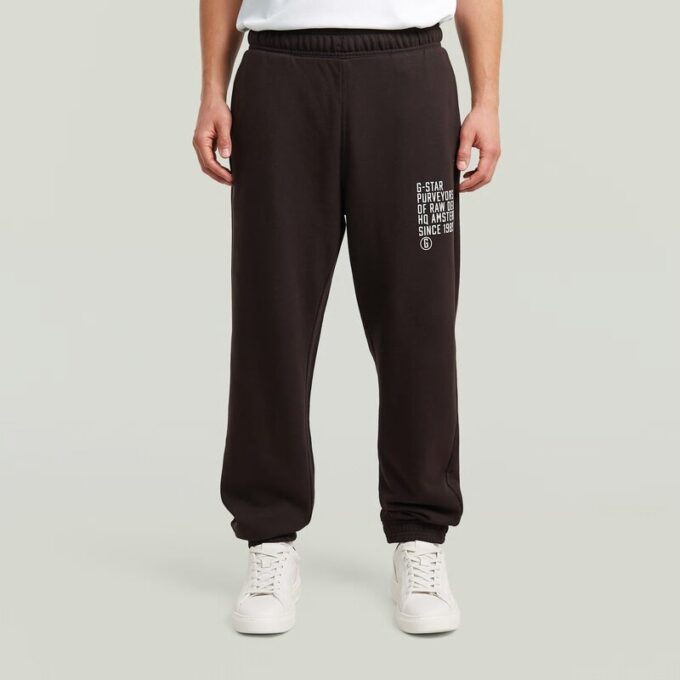 Print Loose Tapered Sweater Pant Print Loose Tapered Sweater Pant