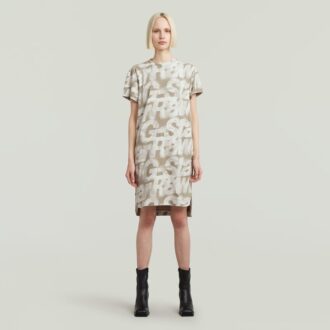 Printed Loose T-Shirt Dress