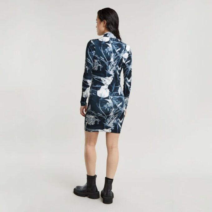 Printed Slim Dress Printed Slim Dress