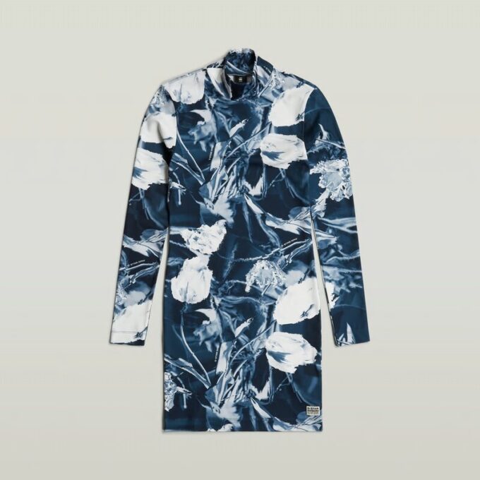 Printed Slim Dress Printed Slim Dress