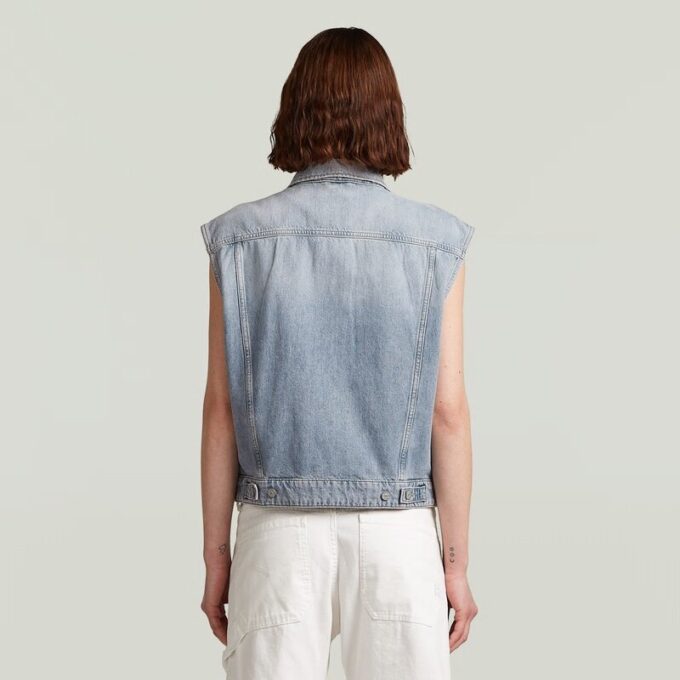 Relaxed Denim Vest