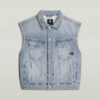 Relaxed Denim Vest