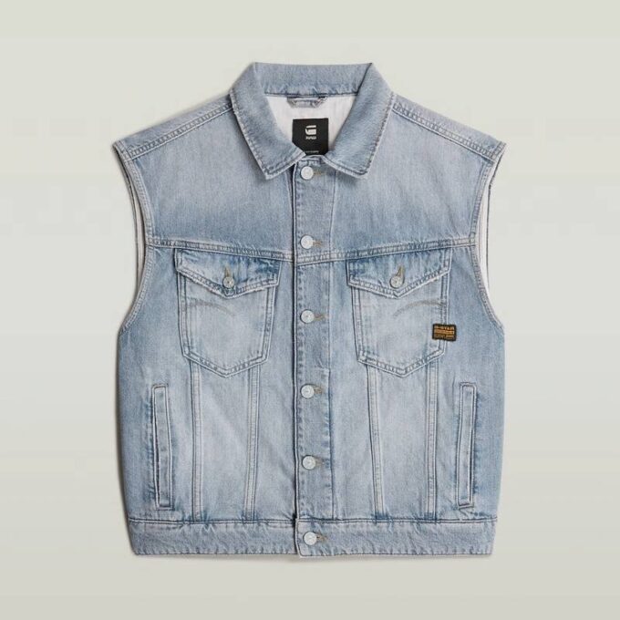 Relaxed Denim Vest