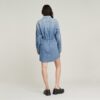 Relaxed Drawcord Denim Dress Relaxed Drawcord Denim Dress