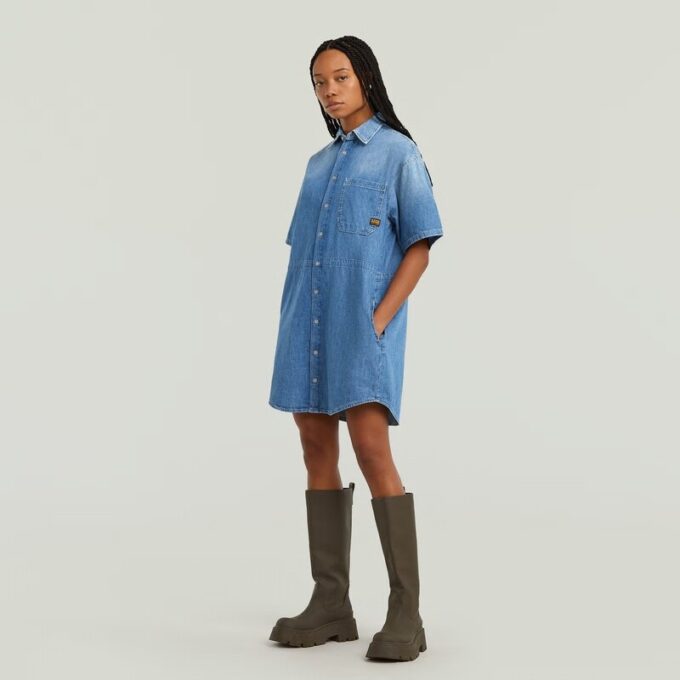 Relaxed Drawcord Dress Relaxed Drawcord Dress