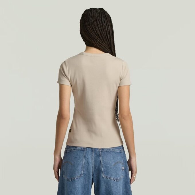 Rib Cap Sleeve T-Shirt Rib Cap Sleeve T-Shirt