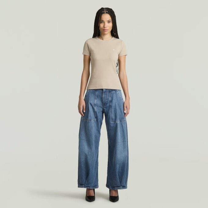 Rib Cap Sleeve T-Shirt Rib Cap Sleeve T-Shirt