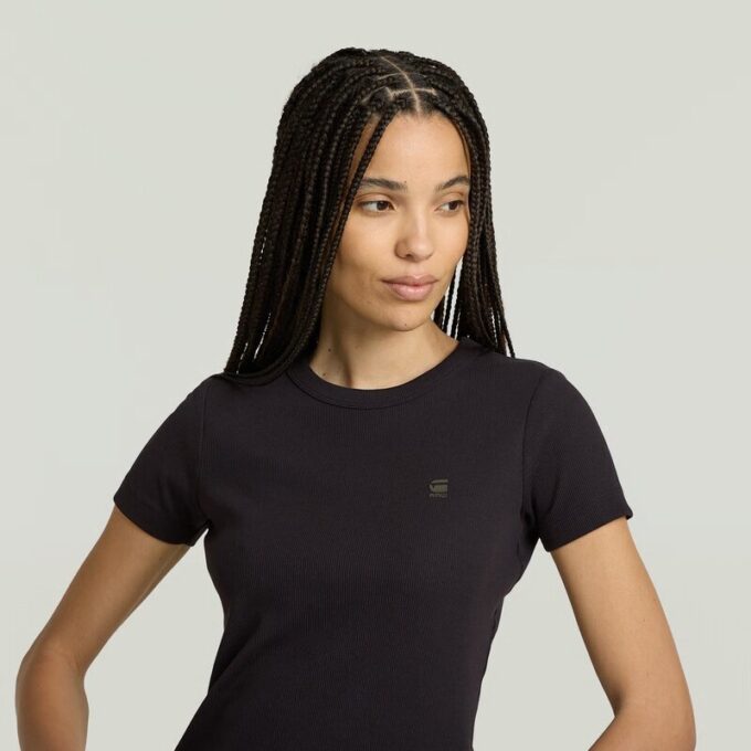 Rib Cap Sleeve T-Shirt Rib Cap Sleeve T-Shirt