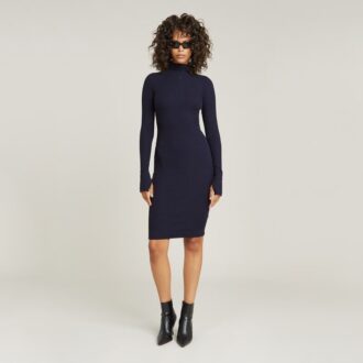 Rib Slim Dress