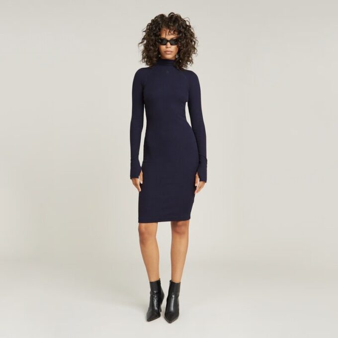 Rib Slim Dress Rib Slim Dress