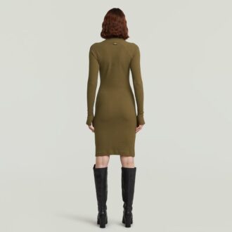 Rib Slim Dress