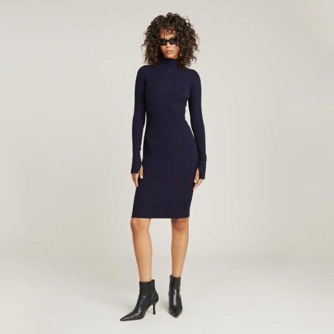 Rib Slim Dress Rib Slim Dress