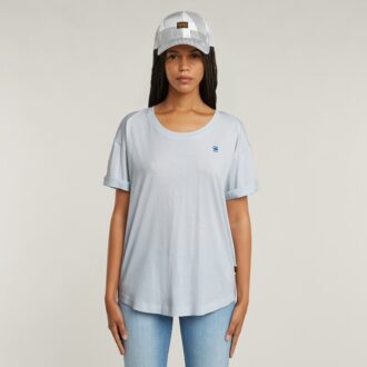 Rolled Up Sleeve Boyfriend Top