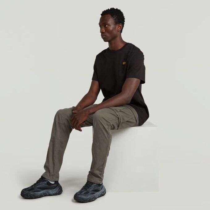 Rovic Zip 3D Regular Tapered Pants