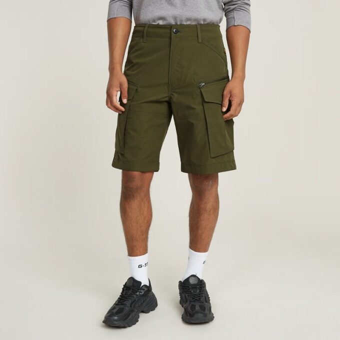 Rovic Zip Relaxed Shorts Rovic Zip Relaxed Shorts