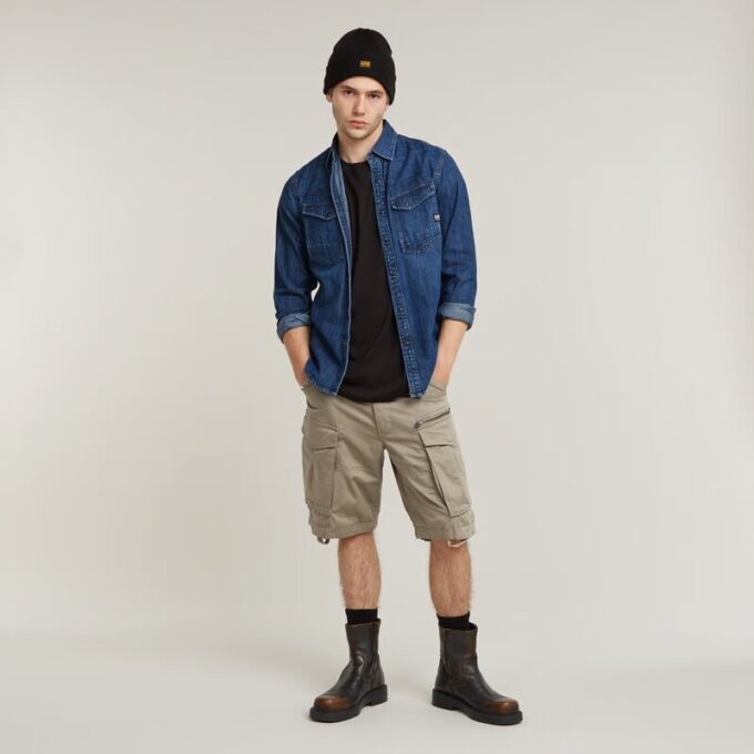 Rovic Zip Relaxed Shorts