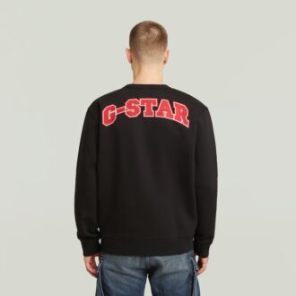 Running Dog Back Graphic Sweater