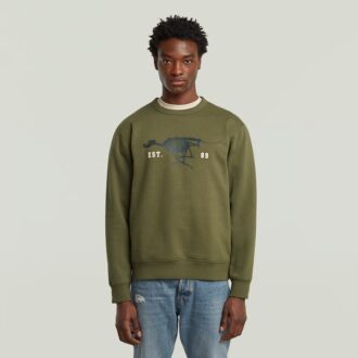 Running Dog Back Sweater