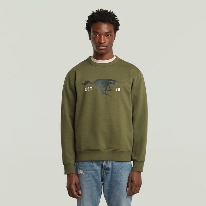 Running Dog Back Sweater Running Dog Back Sweater