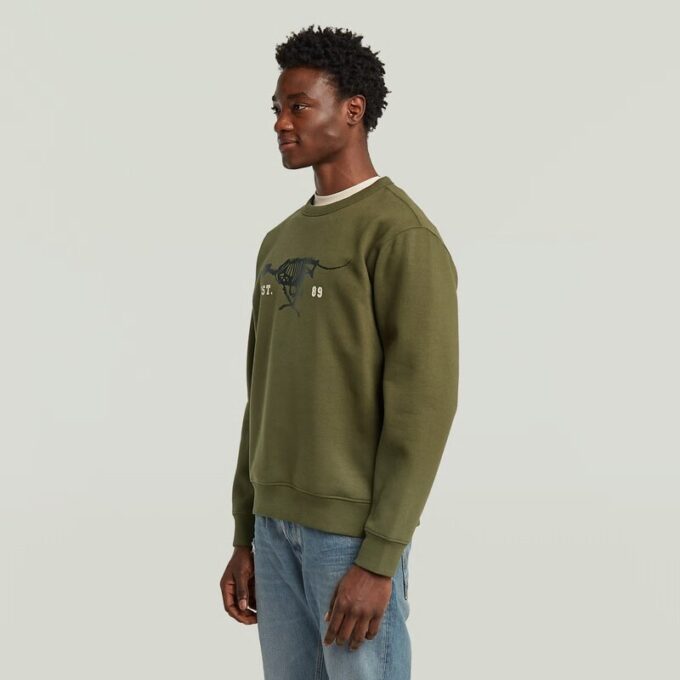 Running Dog Back Sweater Running Dog Back Sweater