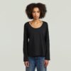 Scoop Neck Long Sleeve T-Shirt Scoop Neck Long Sleeve T-Shirt