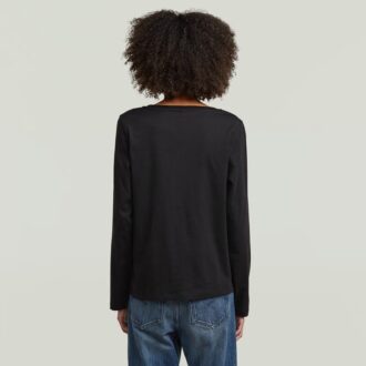 Scoop Neck Long Sleeve T-Shirt
