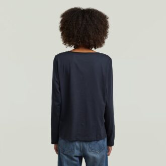 Scoop Neck Long Sleeve T-Shirt