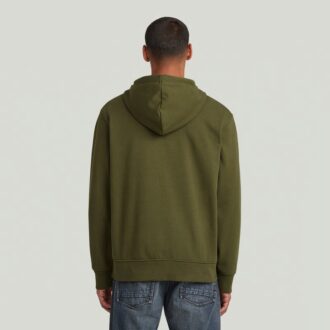 Script Half Zip Hoodie Sweater