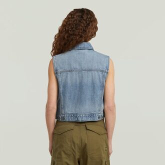 Shrunken Denim Vest
