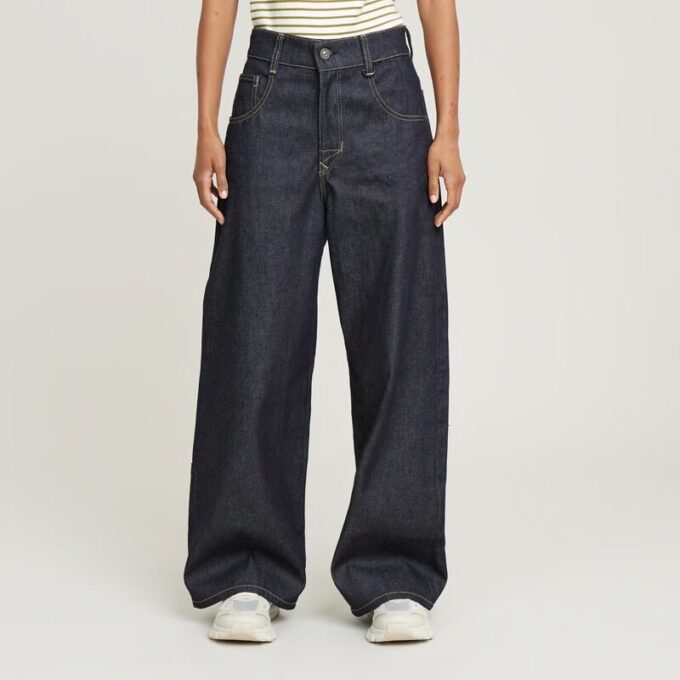 Skater Long Pocket High Loose Jeans