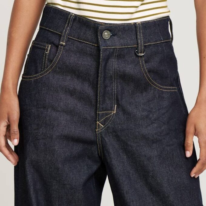 Skater Long Pocket High Loose Jeans