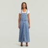 Skater Maxi Dungaree Dress Skater Maxi Dungaree Dress