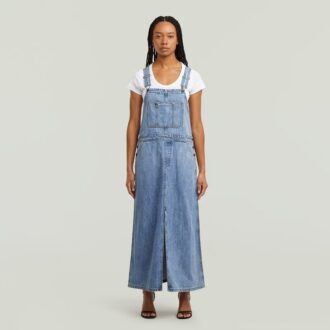 Skater Maxi Dungaree Dress