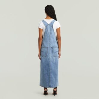 Skater Maxi Dungaree Dress