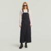 Skater Maxi Dungaree Dress