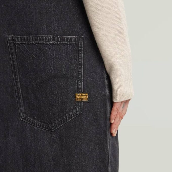 Skater Maxi Dungaree Dress