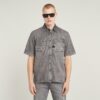 Slanted Double Pocket Regular Shirt