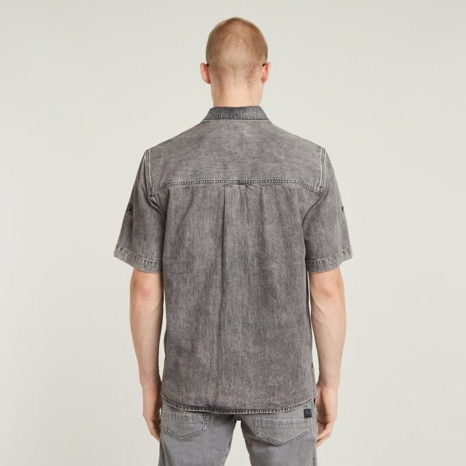 Slanted Double Pocket Regular Shirt