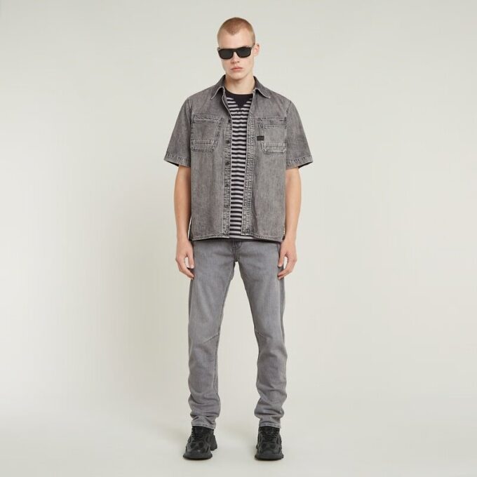 Slanted Double Pocket Regular Shirt