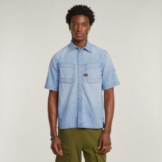 Slanted Double Pocket Shirt