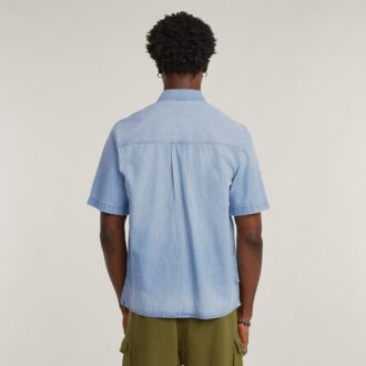 Slanted Double Pocket Shirt