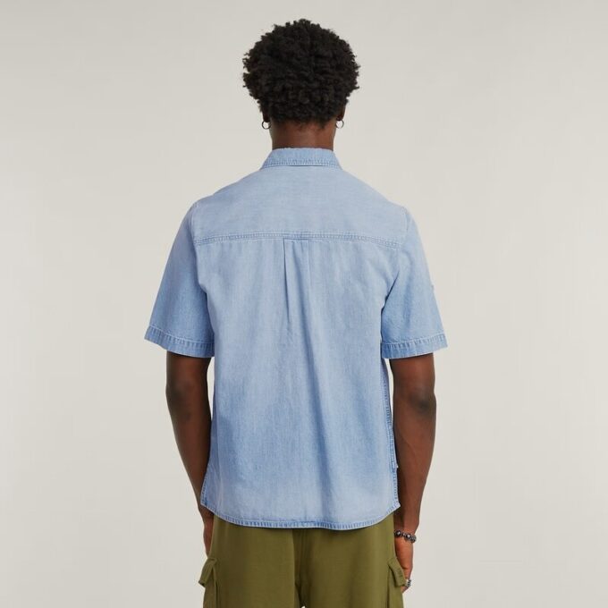 Slanted Double Pocket Shirt
