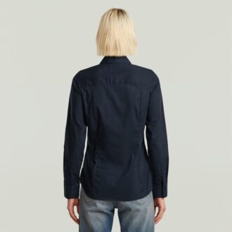 Slim Poplin Long Sleeve Shirt