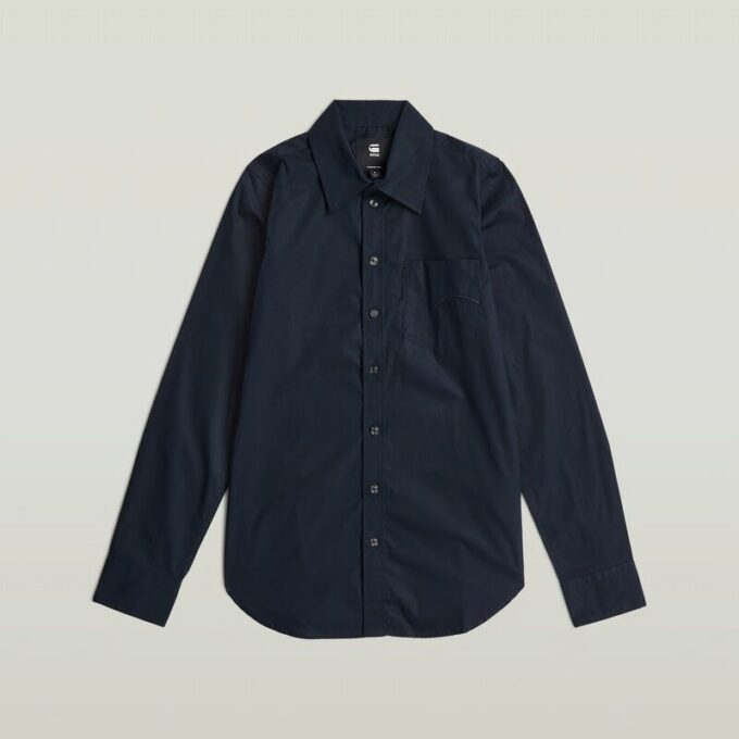 Slim Poplin Long Sleeve Shirt Slim Poplin Long Sleeve Shirt