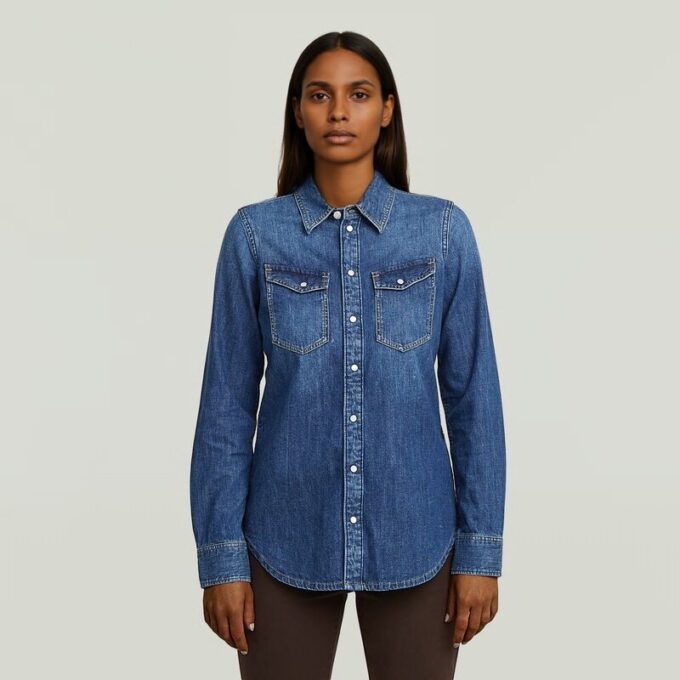 Slim Western Shirt Slim Western Shirt
