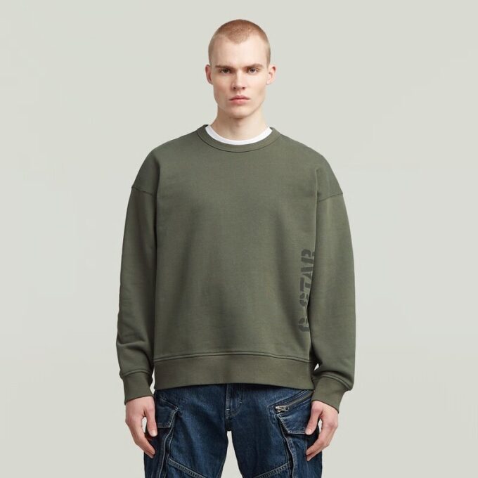 Sprayed 89 Graphic Loose Sweater Sprayed 89 Graphic Loose Sweater