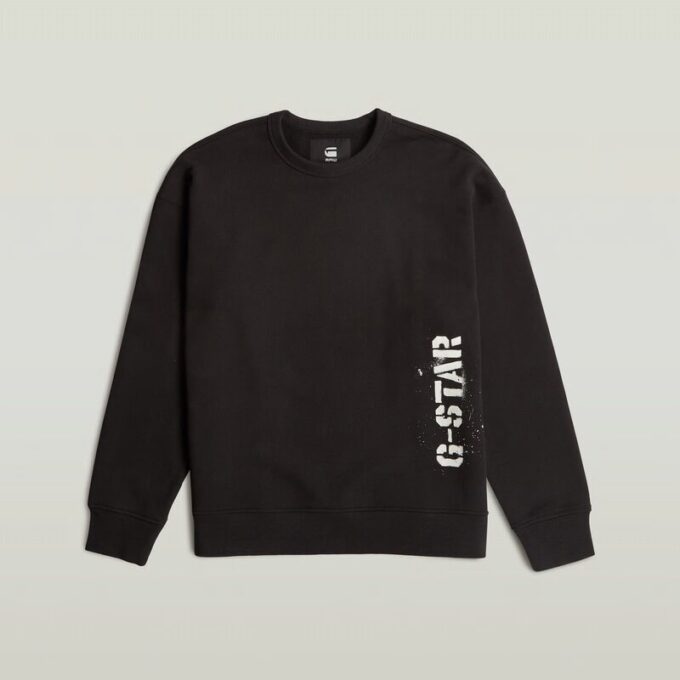 Sprayed 89 Graphic Loose Sweater Sprayed 89 Graphic Loose Sweater